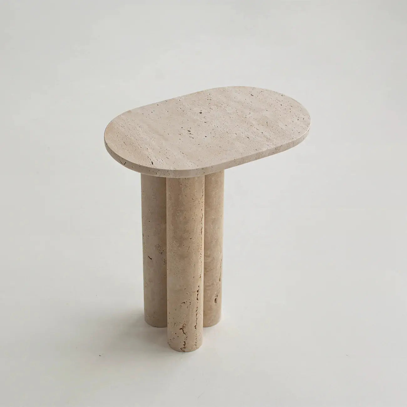 Table d'appoint en travertin Eco Design Lifestyle