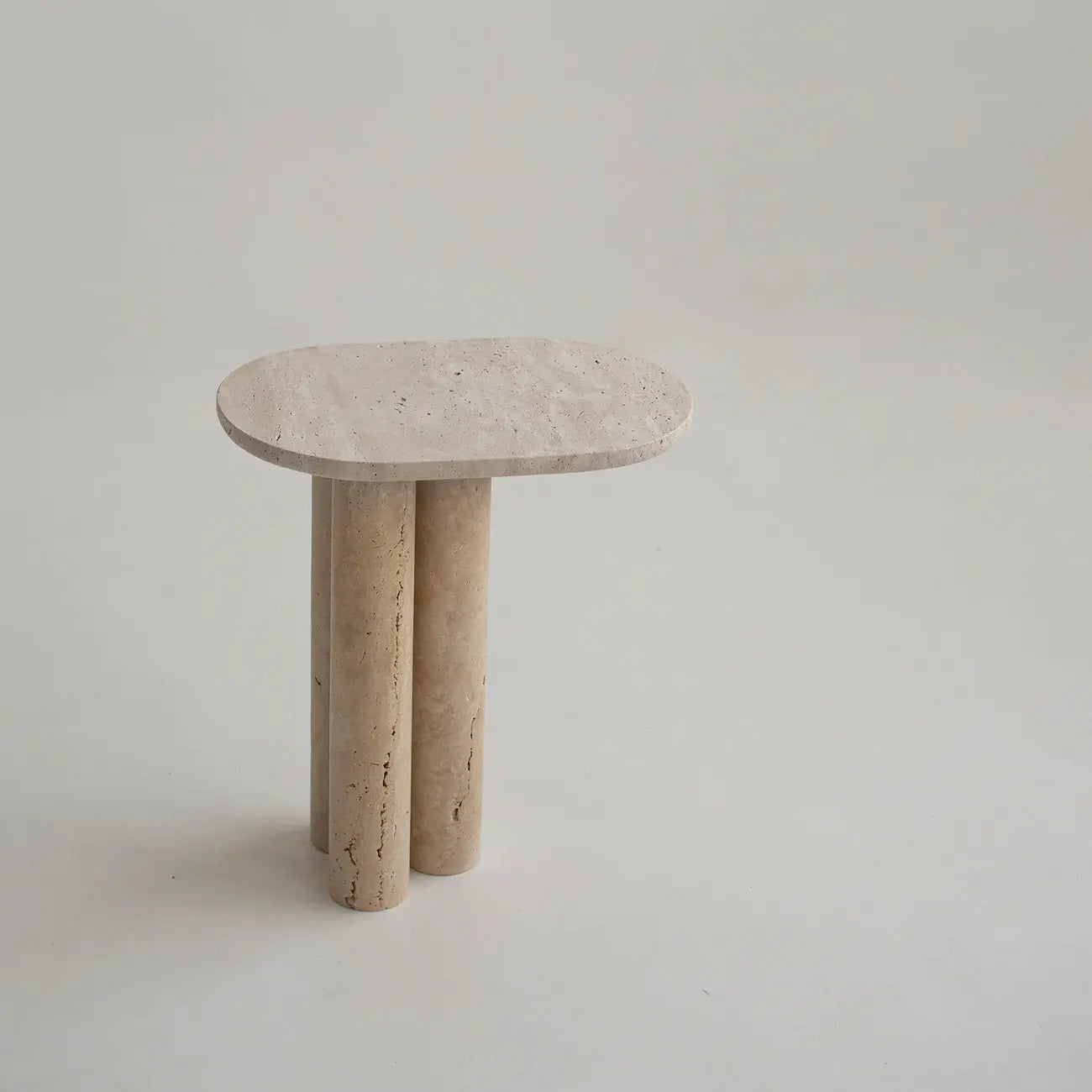 Table d'appoint en travertin Eco Design Lifestyle